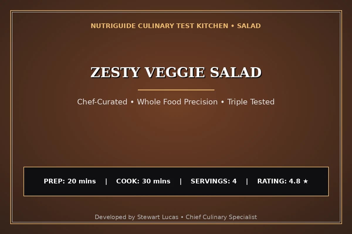 Zesty Veggie Salad