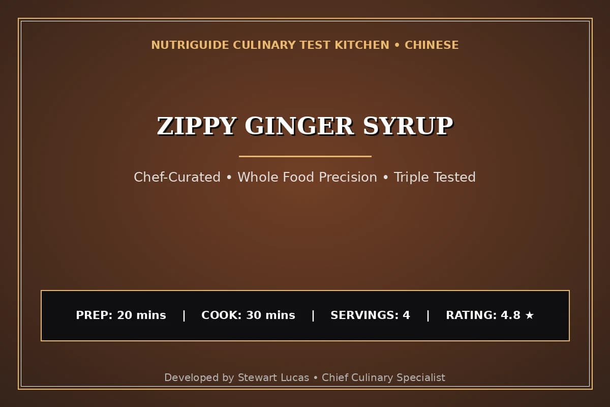 Zippy Ginger Syrup