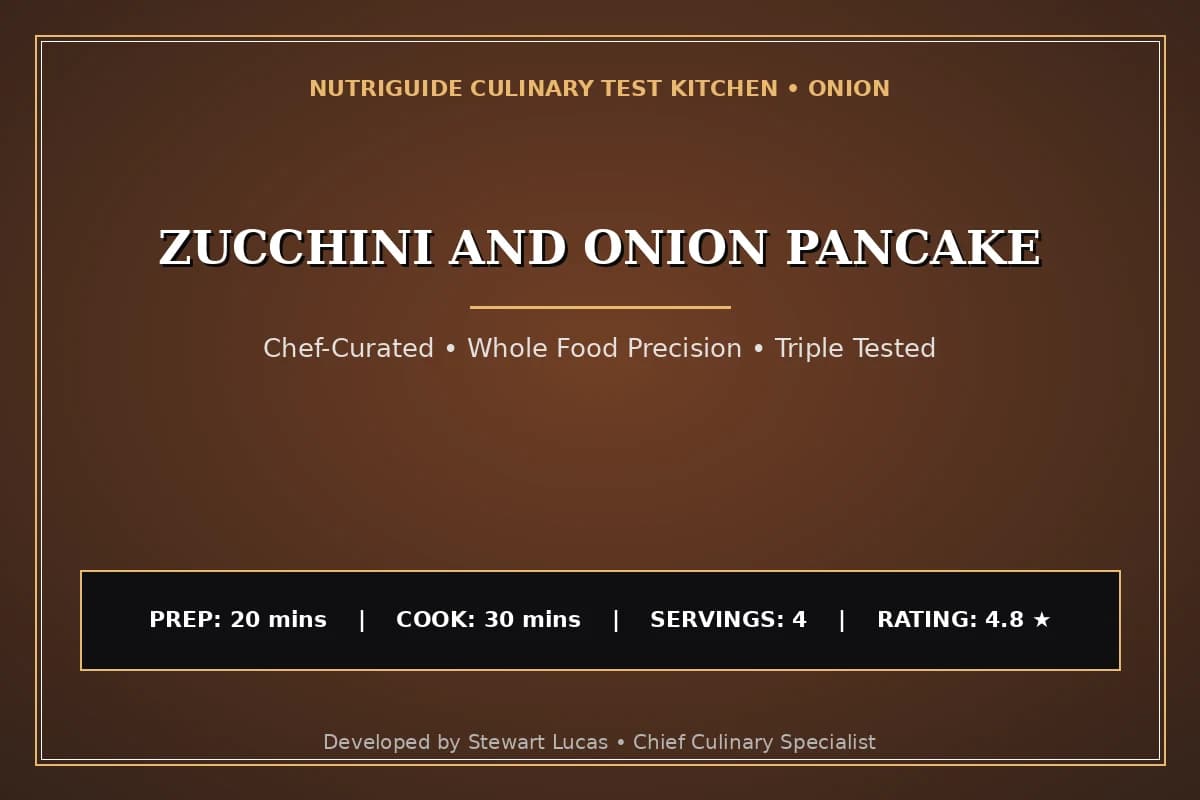 Zucchini And Onion Pancake