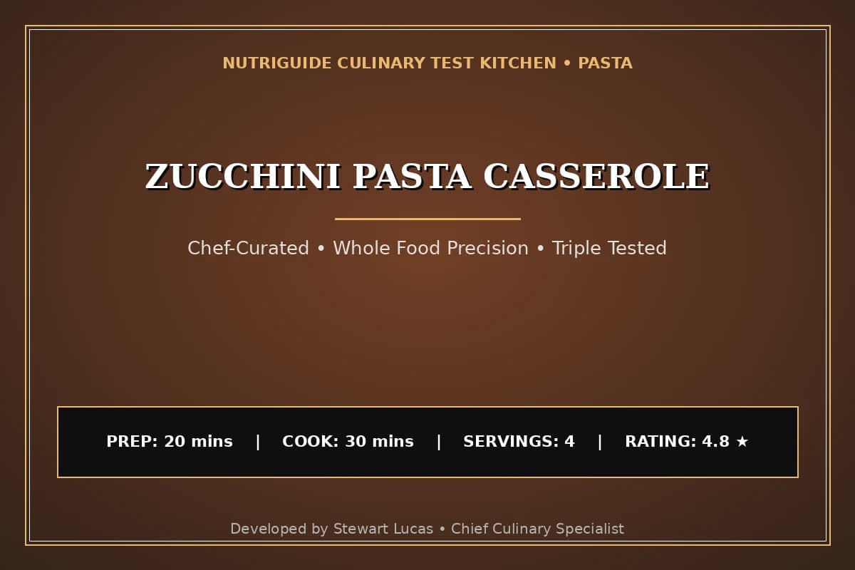 Zucchini Pasta Casserole