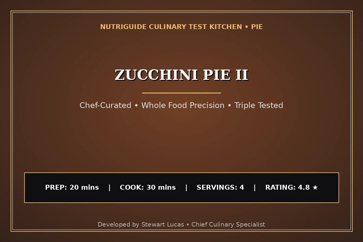 Zucchini Pie Ii
