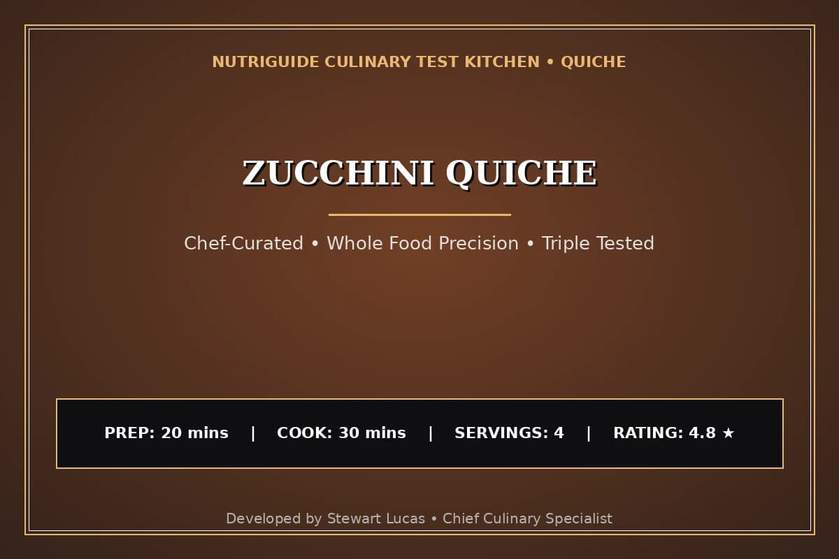Zucchini Quiche