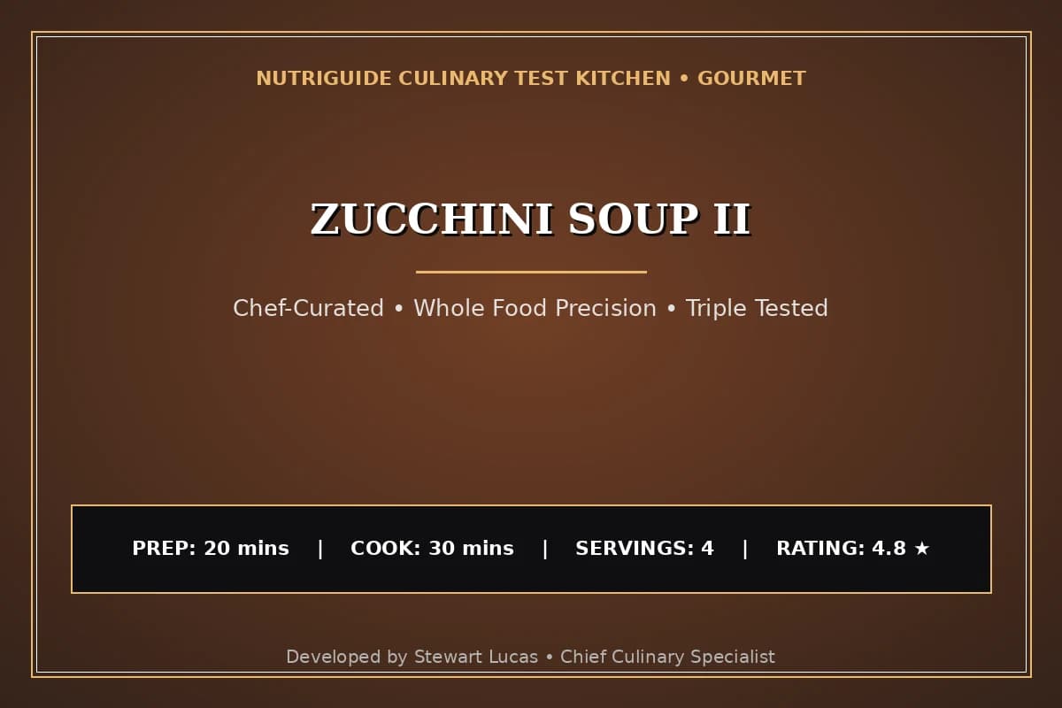 Zucchini Soup Ii