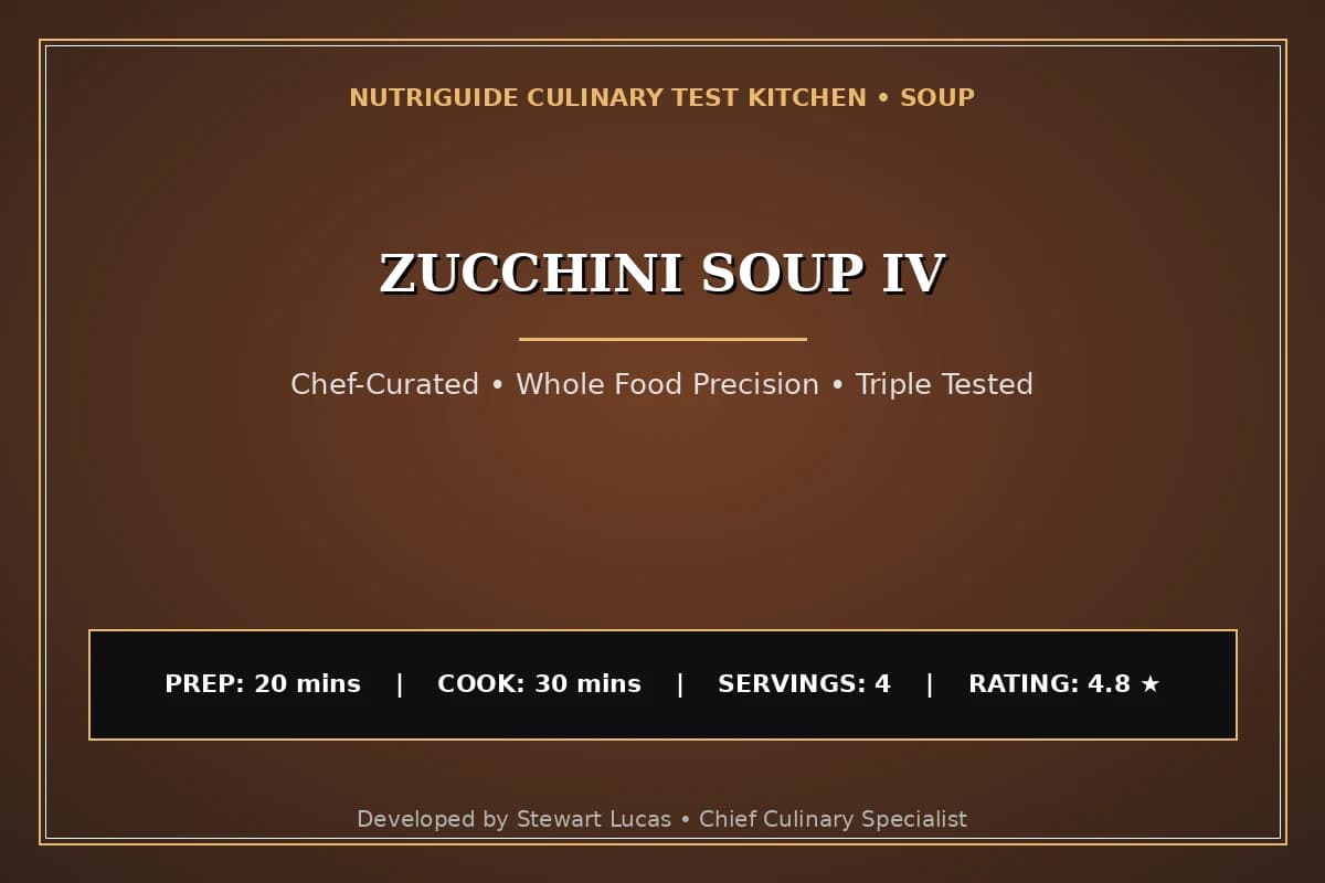 Zucchini Soup Iv