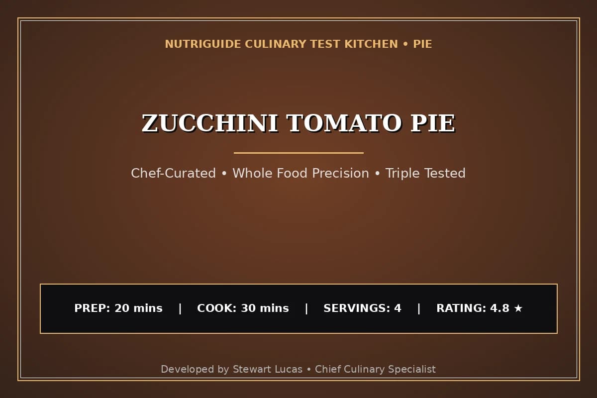 Zucchini Tomato Pie