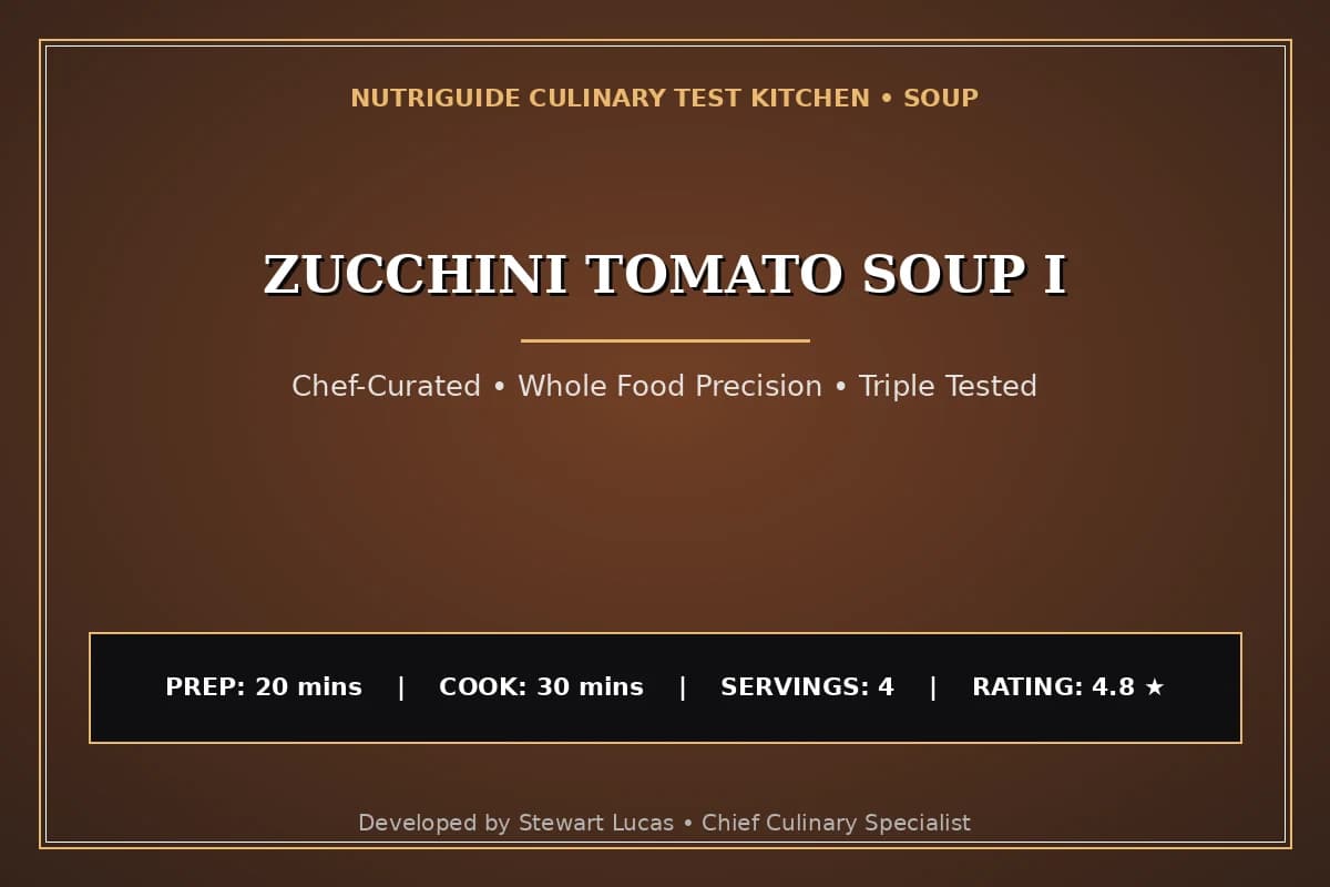 Zucchini Tomato Soup I