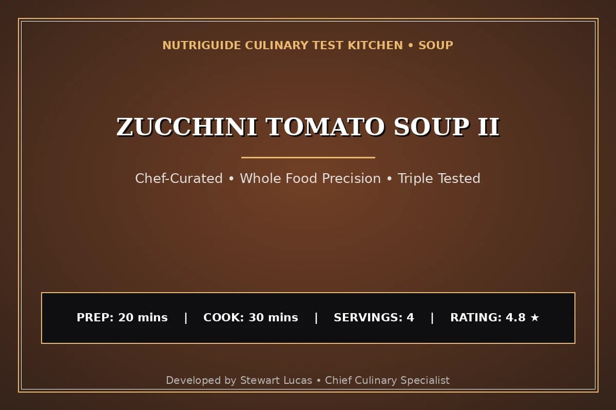 Zucchini Tomato Soup Ii