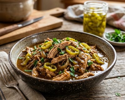 Slow Cooker Mississippi Chicken (Zesty Pepperoncini & Butter Braise Masterclass)