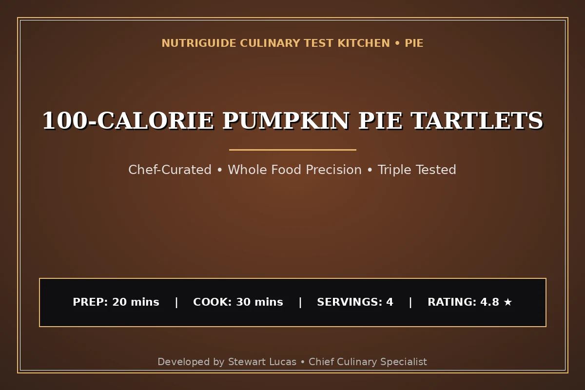 100-Calorie Pumpkin Pie Tartlets