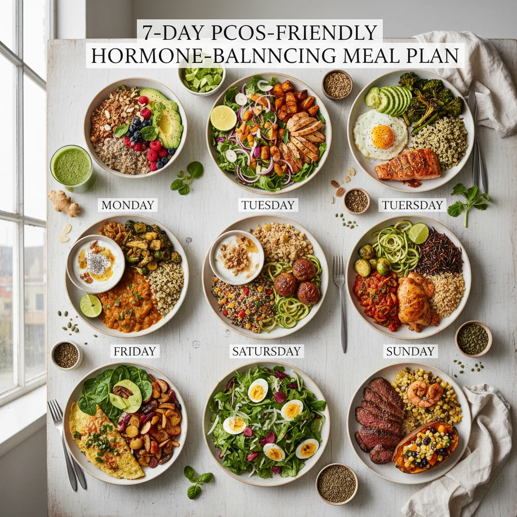 7-Day PCOS Hormone-Balancing Reset: Restore Vitality and Flow