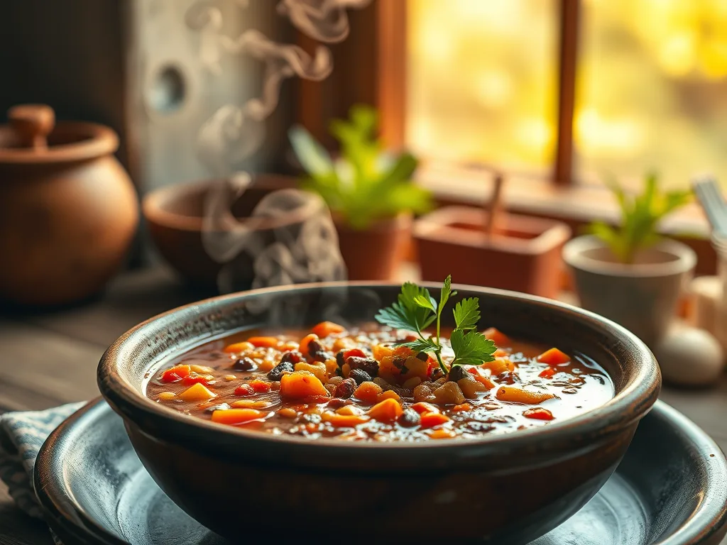 The Golden Kitchen: Authentic Lentil Vegetable Soup