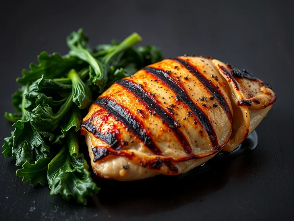 The Golden Sear: Artisan Grilled Chicken & Emerald Kale