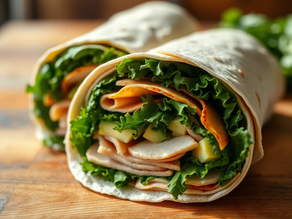 The Artisan Turkey & Emerald Kale Wrap: A stunning Nourishment