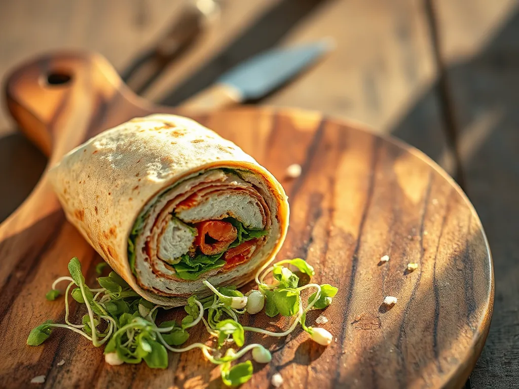 authentic Turkey & Avocado Wrap: A Crisp, Nourished Lunch