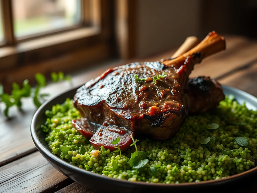 Slow-Roasted Lamb with Mint and Quinoa: An authentic Masterpiece