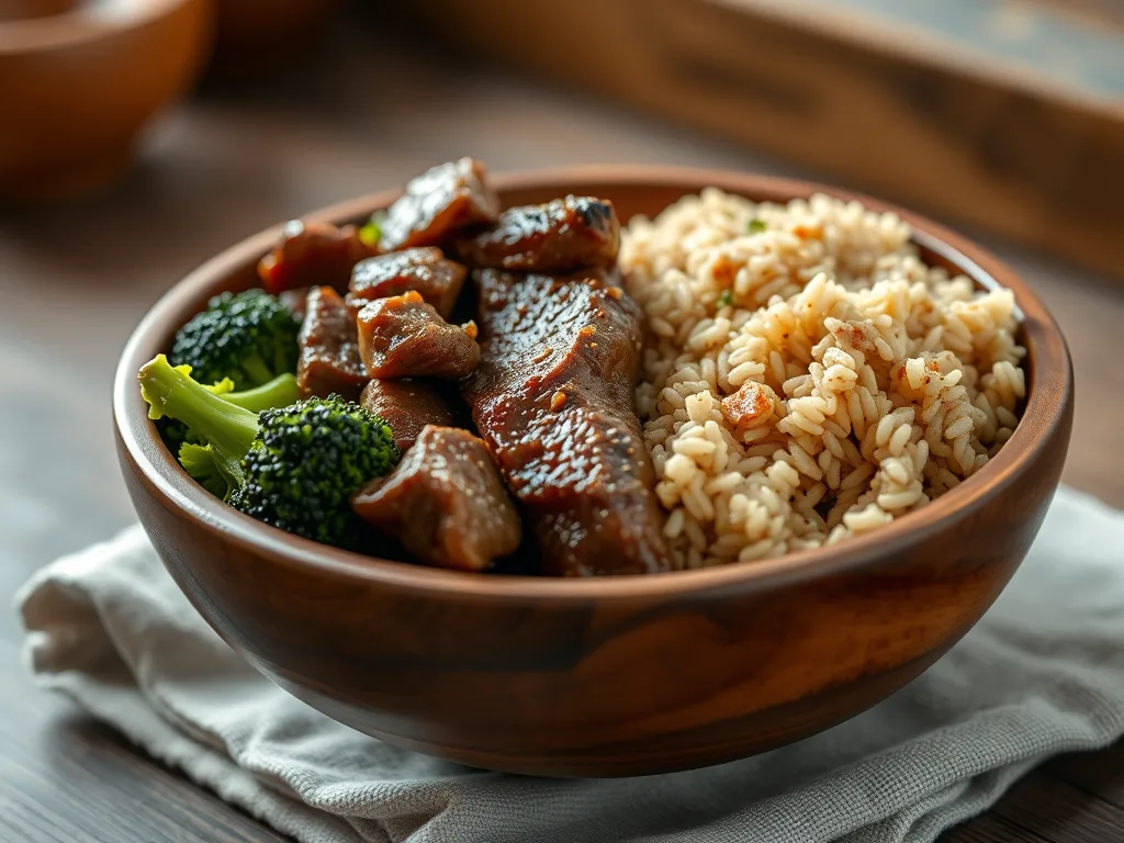 The Artisan Lean Beef & Brown Rice Power Bowl