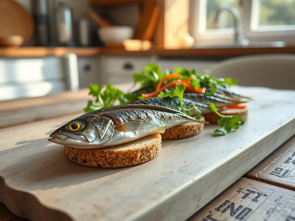 Authentic Sardine & Flax Crisp: A Mediterranean Masterpiece