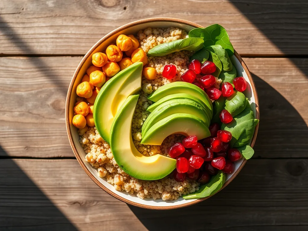 The Golden Harvest: Roasted Chickpea & Quinoa Power Bowl