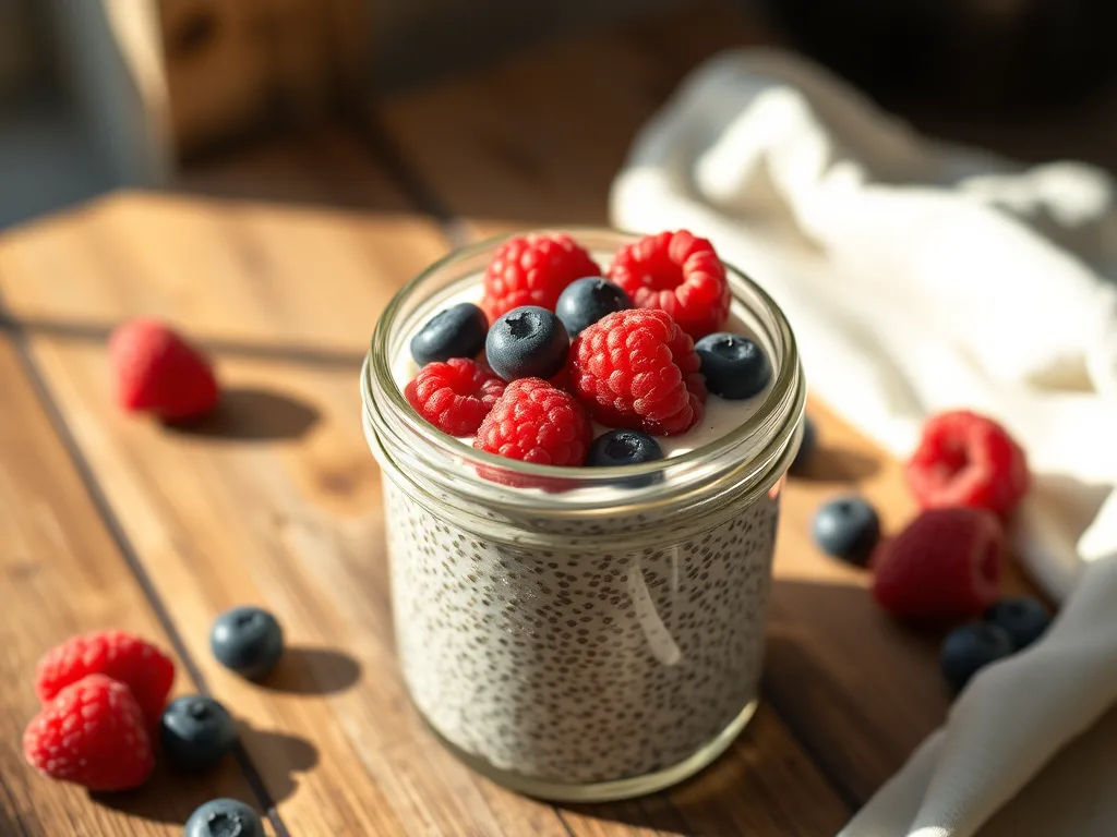 Velvet Morning: authentic Chia Seed Pudding with Fresh Berries