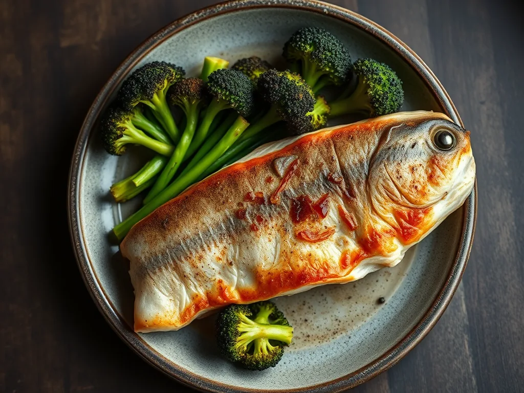 Pan-Seared Trout with Charred Broccoli: An authentic Masterpiece
