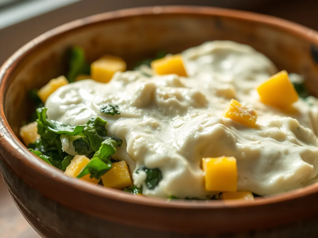 Sun-Kissed Spinach & Feta Egg White Scramble