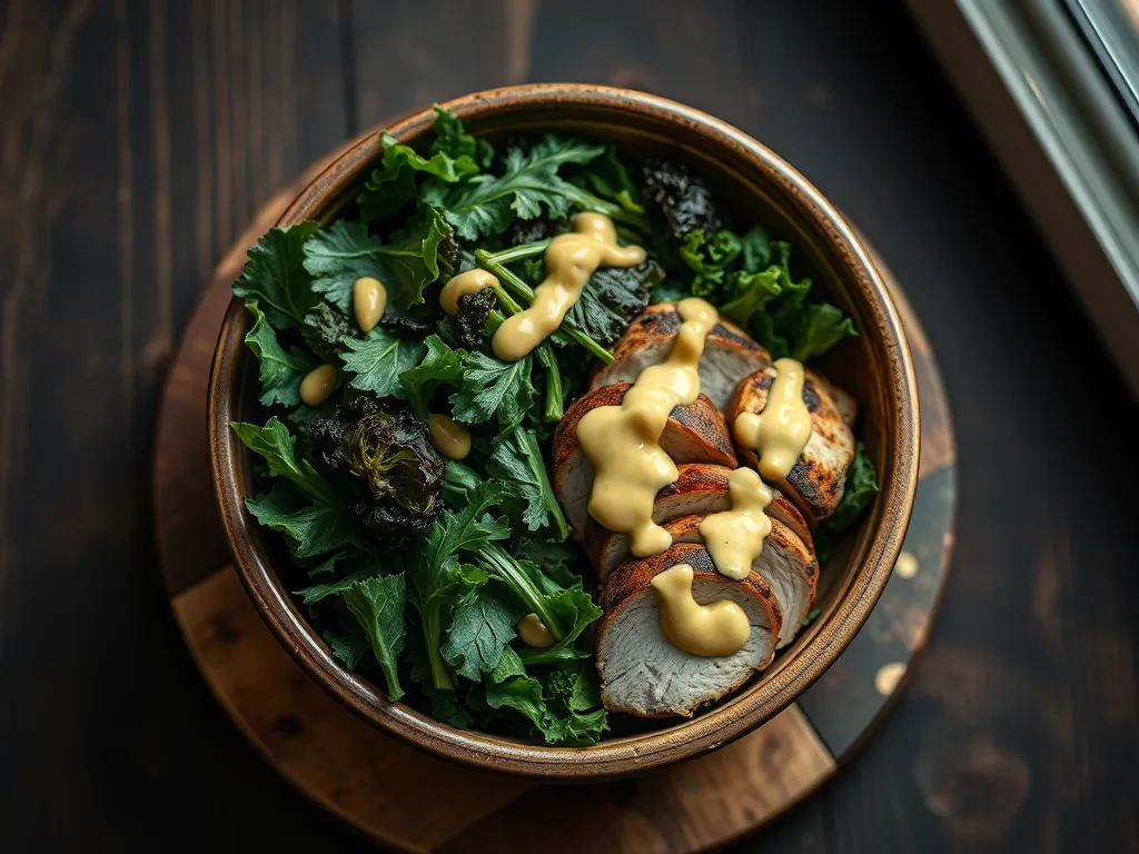 Grilled Kale & Lemon-Tahini Chicken: An authentic Masterpiece