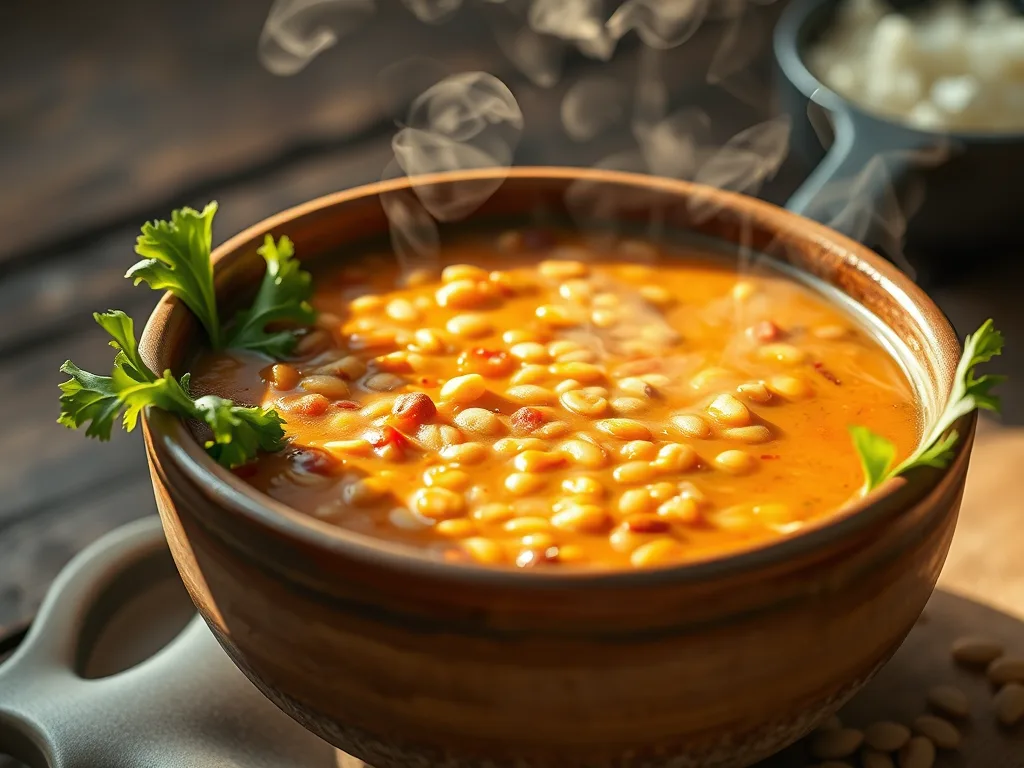 Rustic Garden Harvest Lentil Soup: A stunning Bowl of Comfort