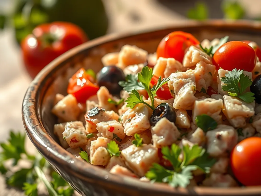 Sun-Drenched Mediterranean Tuna Salad: An authentic Masterpiece