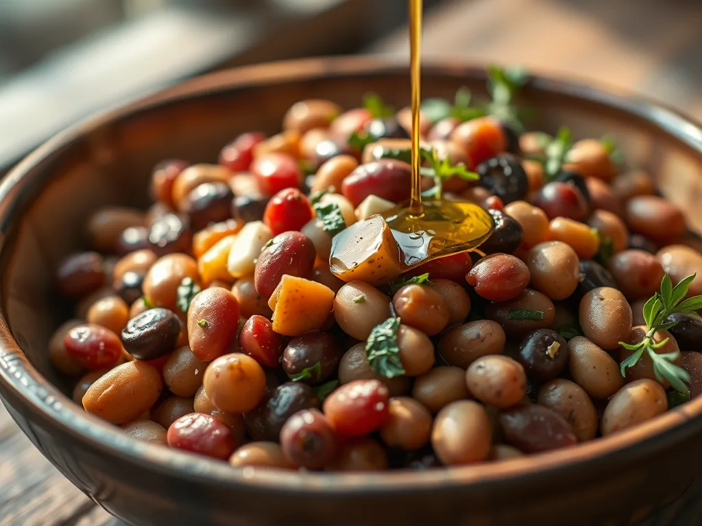 Sun-Drenched Heirloom Mixed Bean Salad