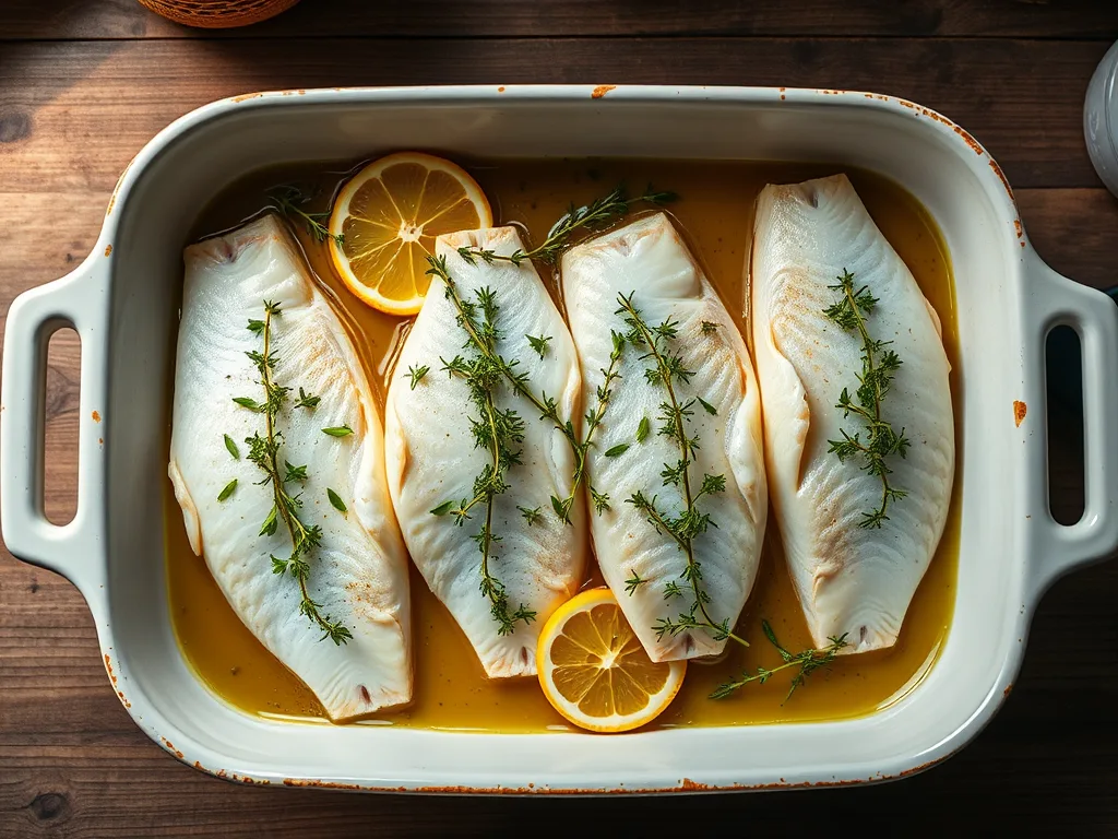 Slow-Baked White Fish with Provençal Herbs: An authentic Masterpiece