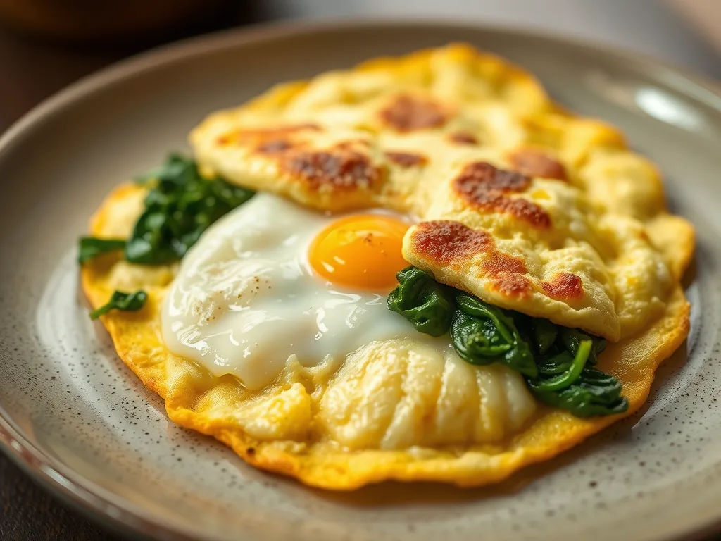 The authentic Egg White & Spinach Omelet: A Morning Masterpiece