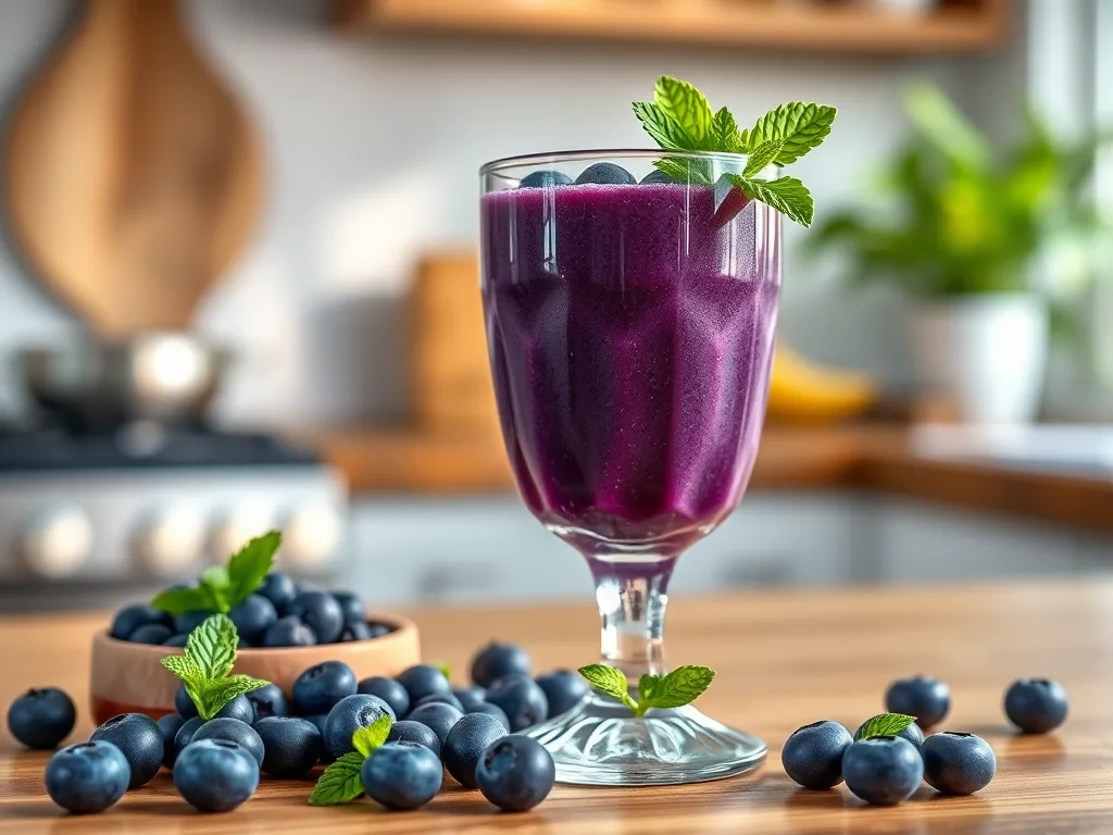 The Velvet Blueberry Vitality Protein Smoothie