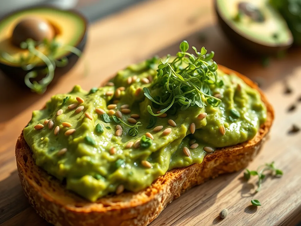 authentic Avocado Mash with Hemp Seeds: The Ultimate Morning Fuel