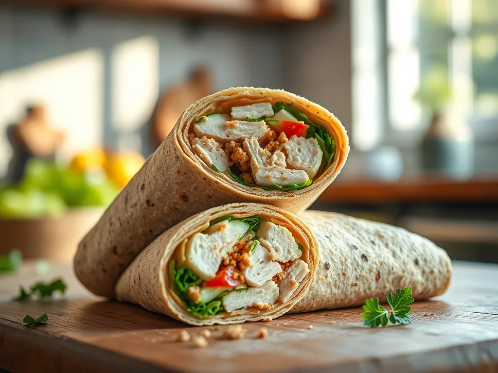 The Artisan Vitality Chicken Wrap: A stunning Lunch