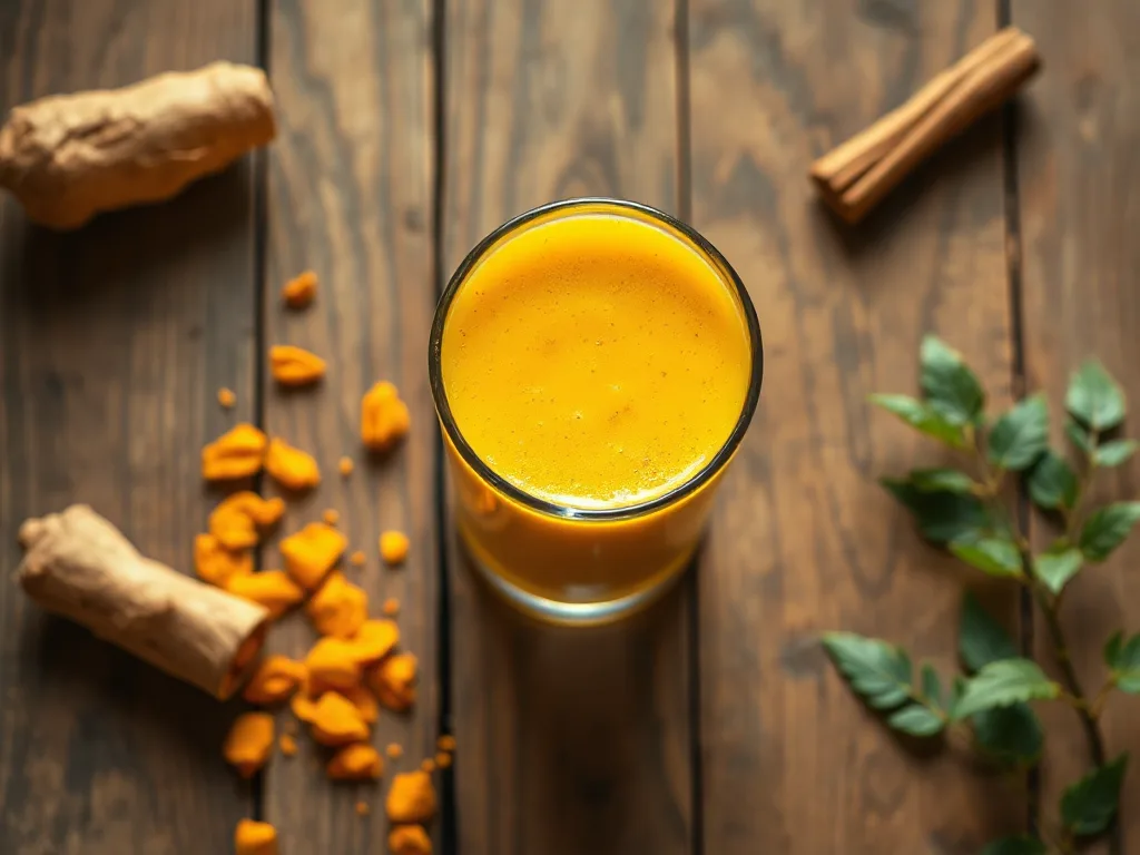 The Golden Glow: Turmeric-Spiced Protein Smoothie