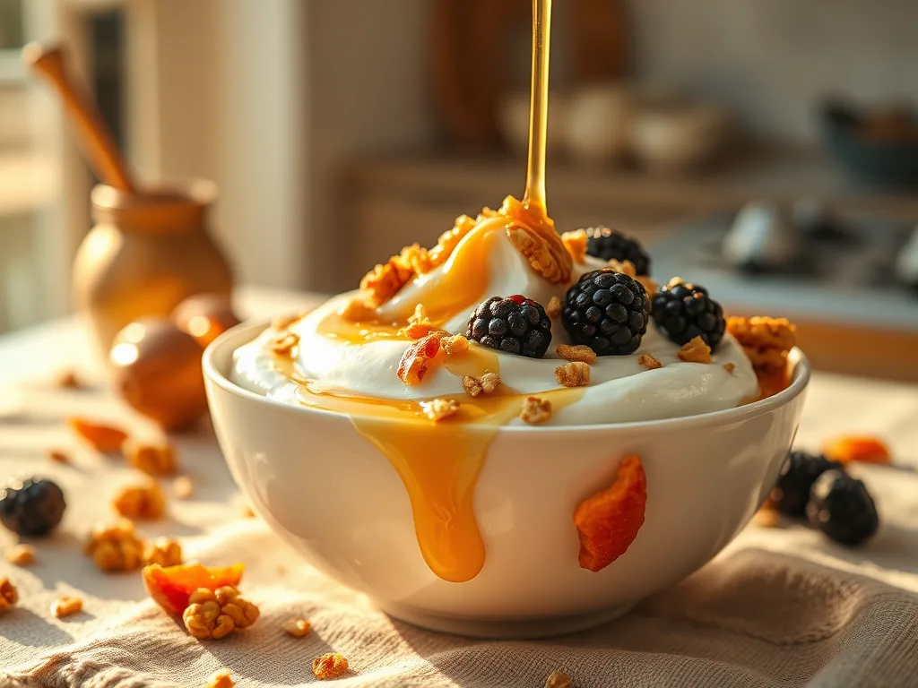 The Golden Hour Greek Yogurt Bowl: A Symphony of Texture