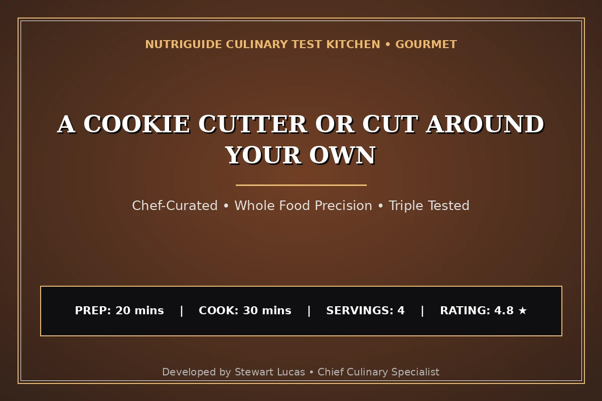 A Cookie Cutter Or Cut Around Your Own