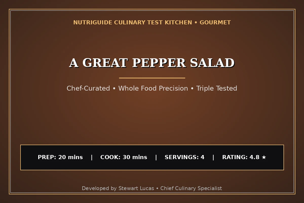 A Great Pepper Salad