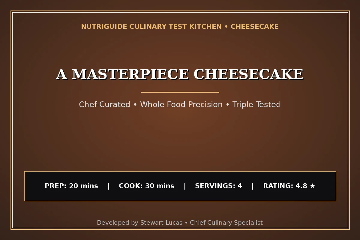 A Masterpiece Cheesecake