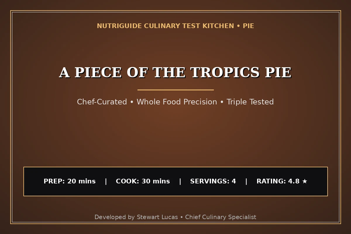 A Piece Of The Tropics Pie