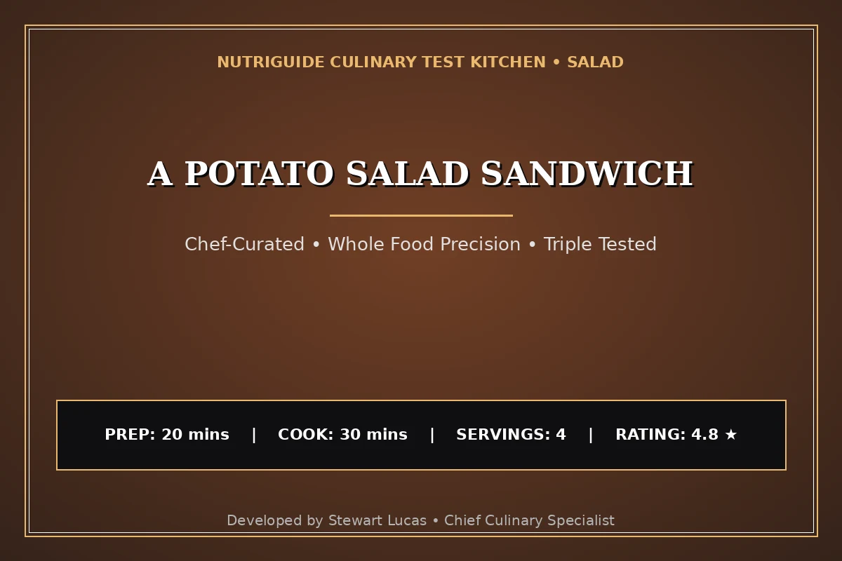 A Potato Salad Sandwich