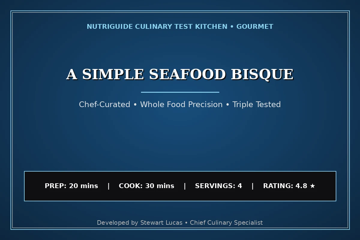 A Simple Seafood Bisque