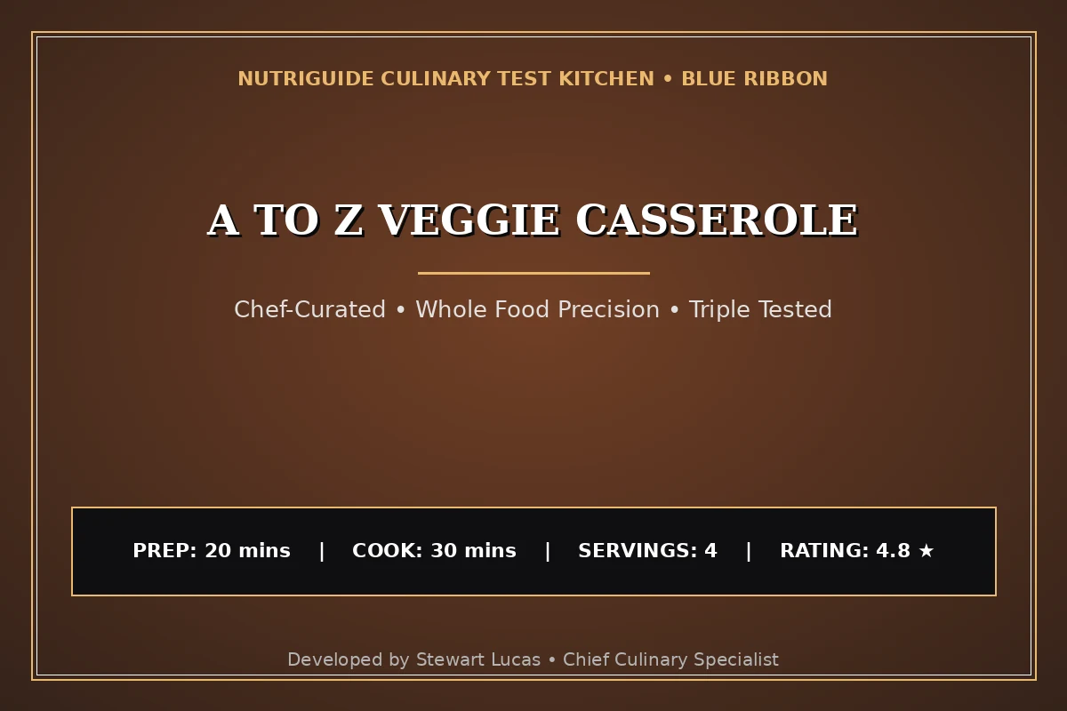 A To Z Veggie Casserole