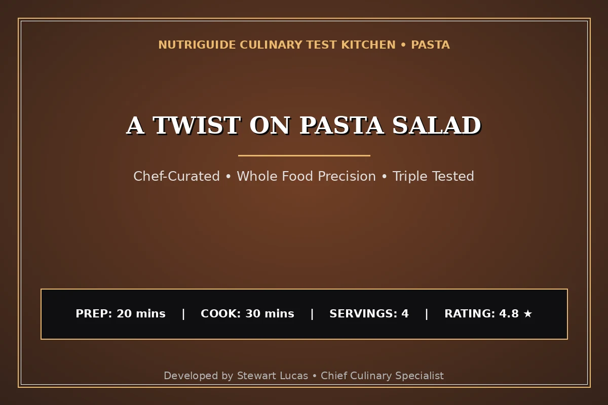 A Twist On Pasta Salad