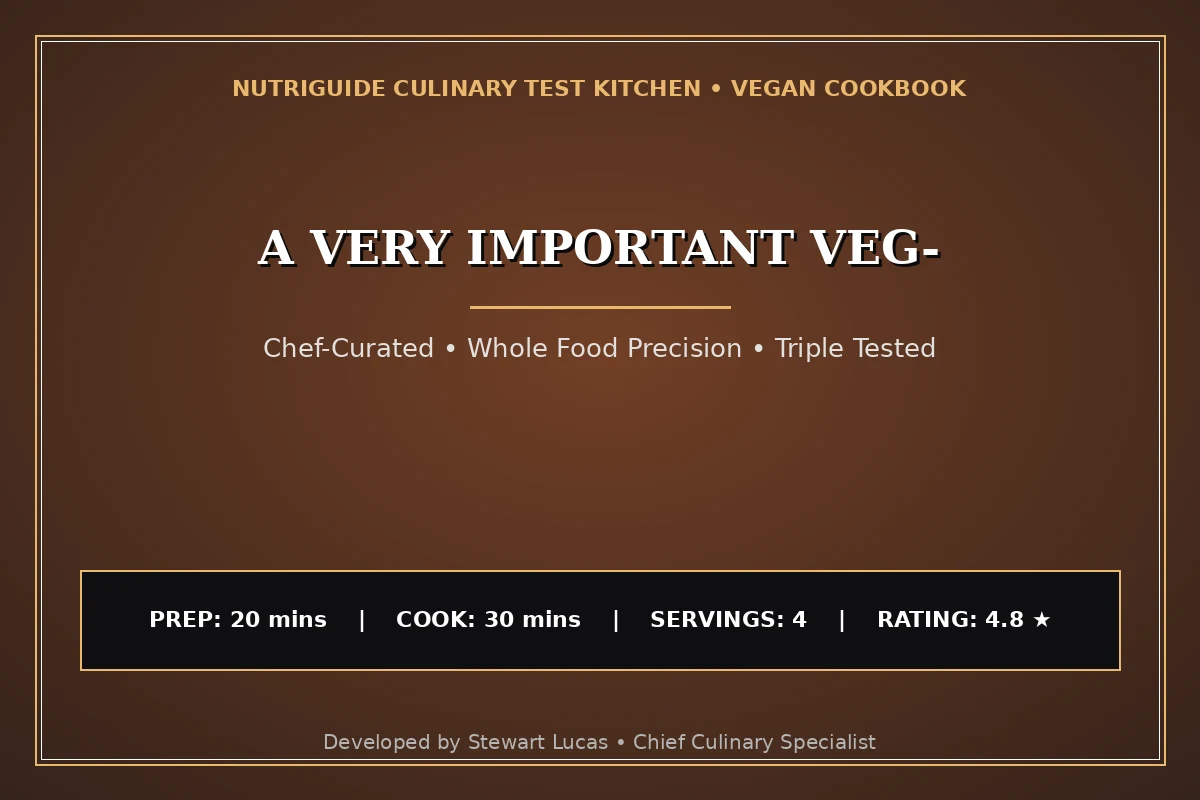 A Very Important Veg-