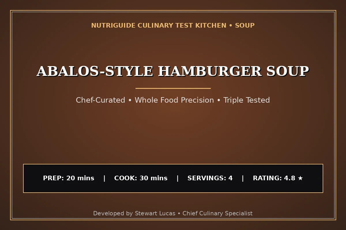 Abalos-Style Hamburger Soup