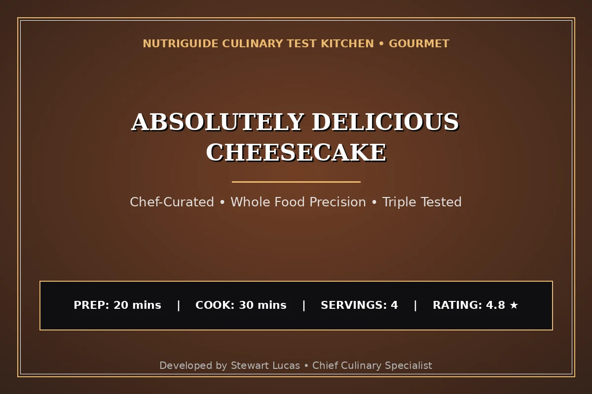 Absolutely Delicious Cheesecake