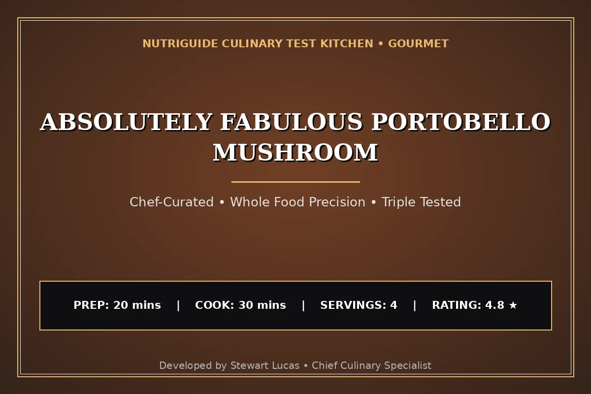 Absolutely Fabulous Portobello Mushroom