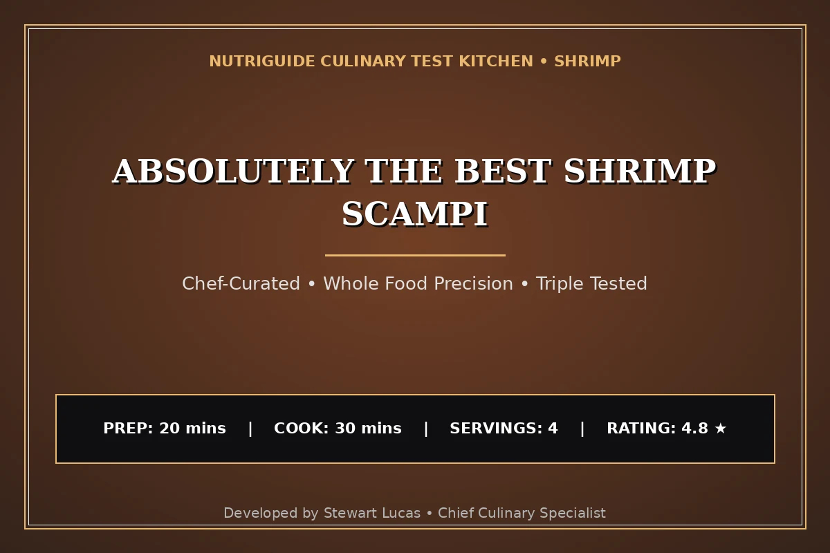 Absolutely The Best Shrimp Scampi