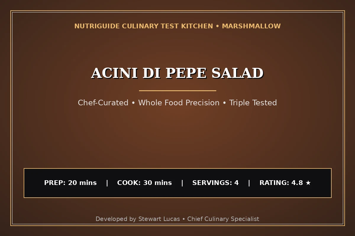 Acini Di Pepe Salad